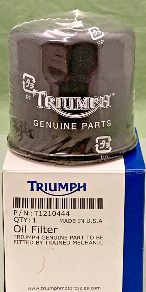 NEW GENUINE TRIUMPH T1210444 Oil Filter