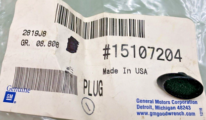 QTY 2 NEW GENUINE GM 15107204 STEERING COLUMN LOWER TRIM COVER HOLE PLUG