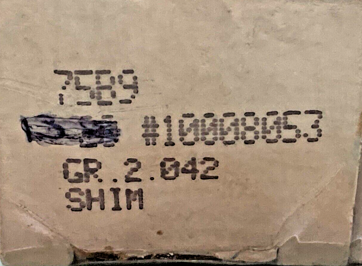 NEW GENUINE GM 10008053 SHIM, START MOTOR, 1982-1998 GM