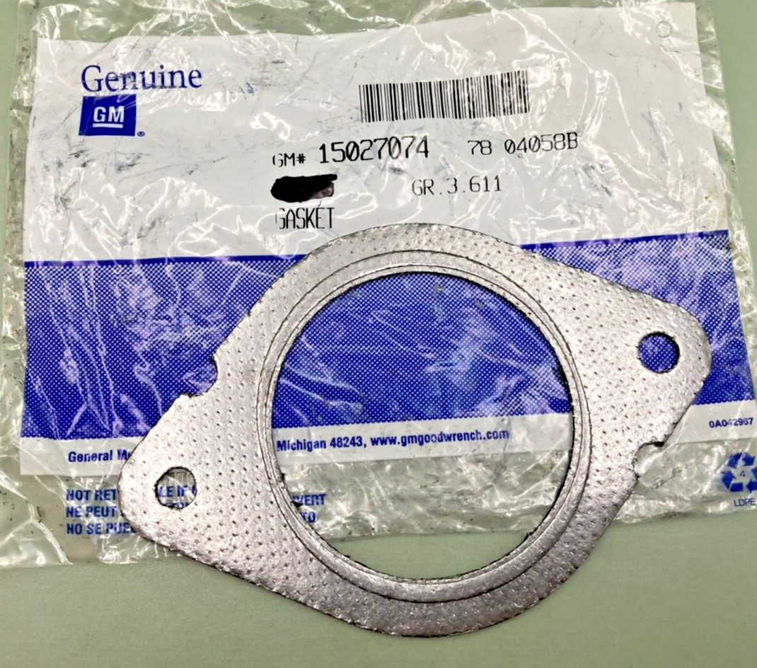 NEW GENUINE GM 15027074 GASKET, EXHAUST MANIFOLD PIPE, 1996-2020 GM