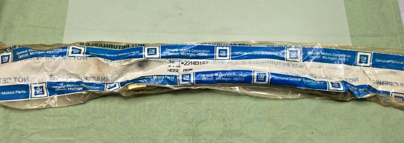 NEW GENUINE GM 22163167 HOSE ASM, REAR BRAKE, 1989-1996 GM