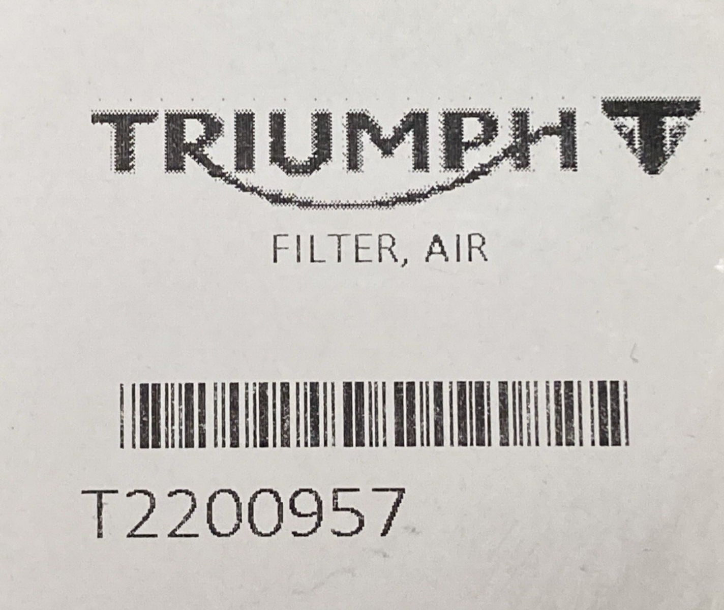 NEW GENUINE TRIUMPH T2200957 Air Filter
