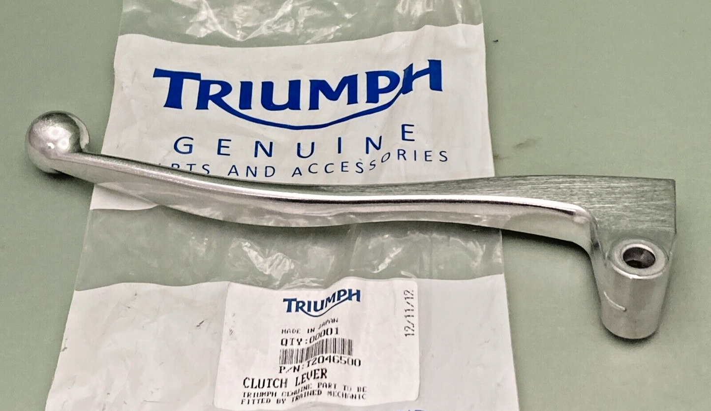 NEW GENUINE TRIUMPH T2046500 CLUTCH LEVER