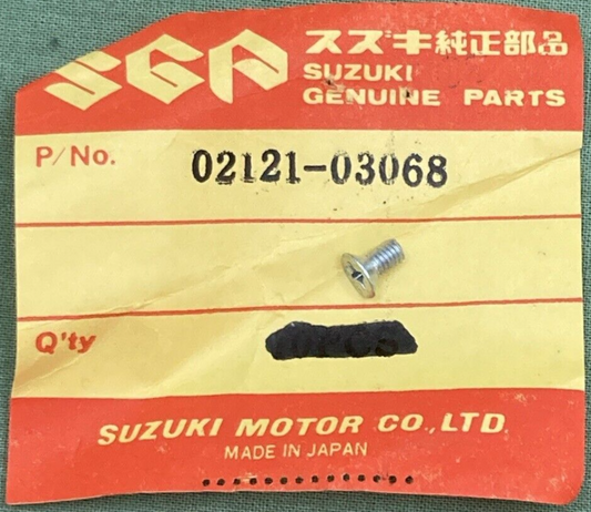 NEW GENUINE SUZUKI 02121-03068 SCREW