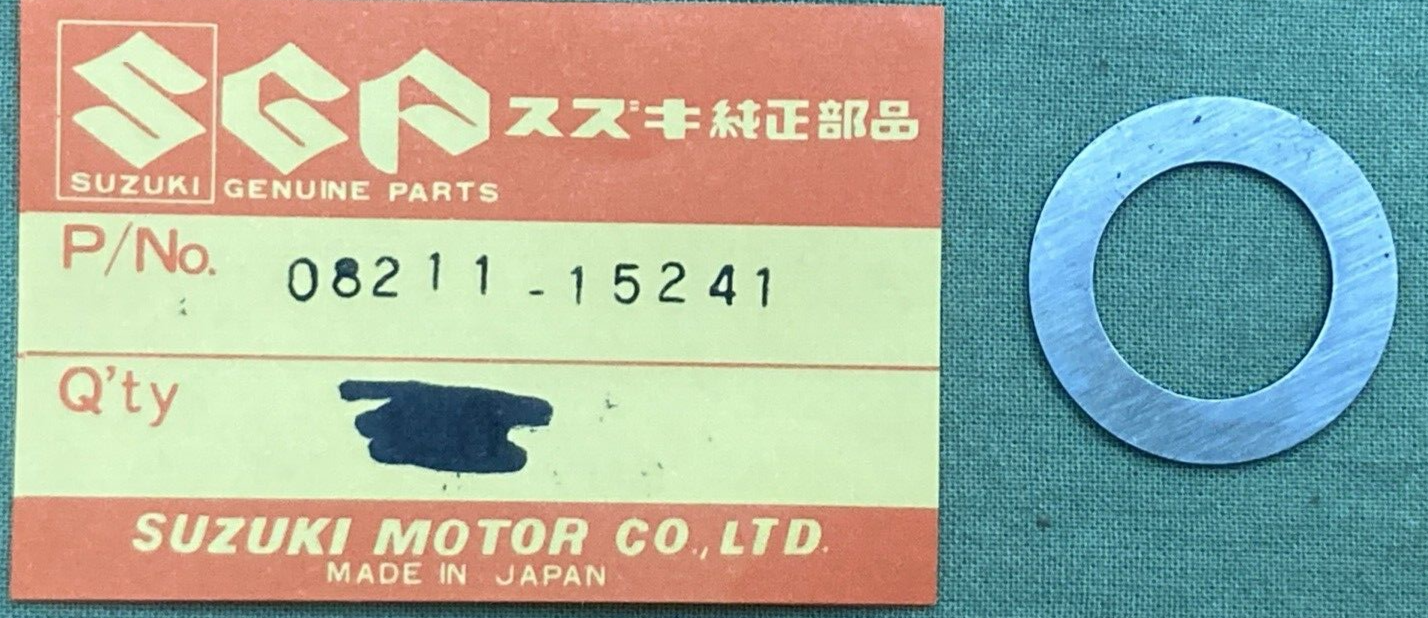 NEW GENUINE SUZUKI 08211-15241 Shim Cam Chain Idler T:1.0