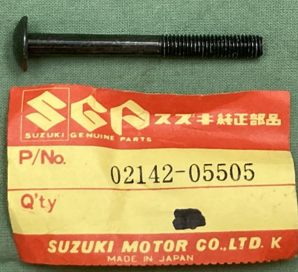 QTY 2 NEW GENUINE SUZUKI 02142-05505 SCREW UPPER FRAME