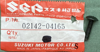 QTY 4 NEW GENUINE SUZUKI 02142-04165 SCREW CROSS HEAD ODOMETER