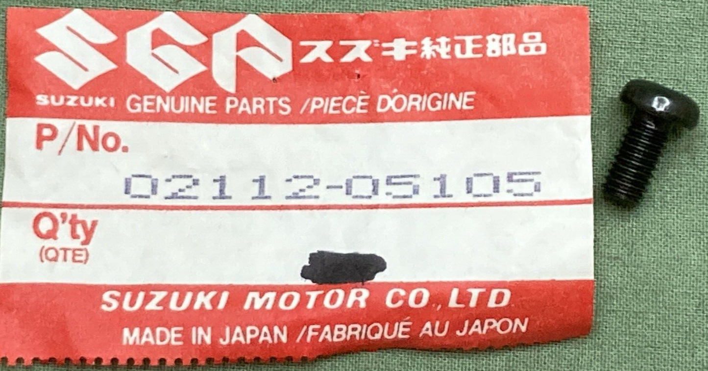 NEW GENUINE SUZUKI 02112-05105  SCREW CROSS HEAD