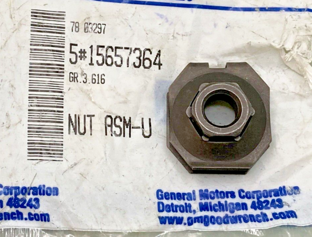 QTY 3 NEW GENUINE GM 15657364 NUT, EXHAUST PIPE HANGER, 1985-2005 GM