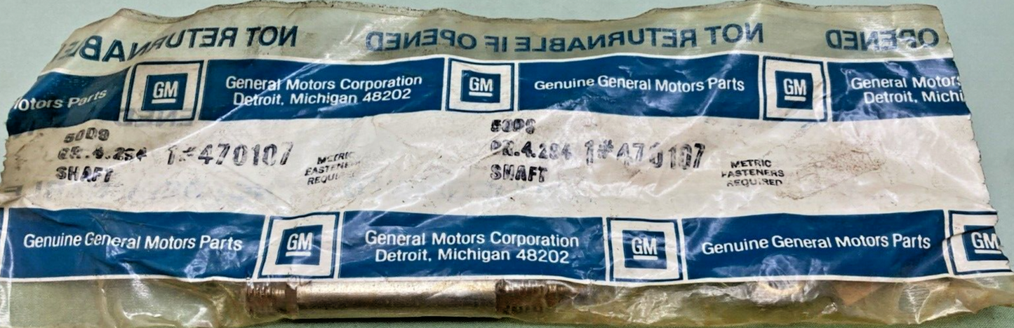 NEW GENUINE GM 470107 SHAFT, PARKING PAWL, 1982-1986 GM