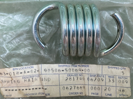 NEW GENUINE YAMAHA 90506-50064-00 SPRING TENSION
