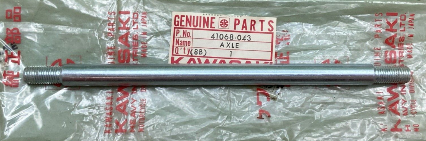 NEW GENUINE KAWASAKI 41068-043 FRONT AXLE