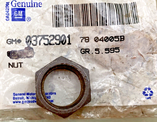 NEW GENUINE GM 03752901 NUT, PROPELLER SHAFT PINION FLANGE, 7/8 INCH x 16 THREAD