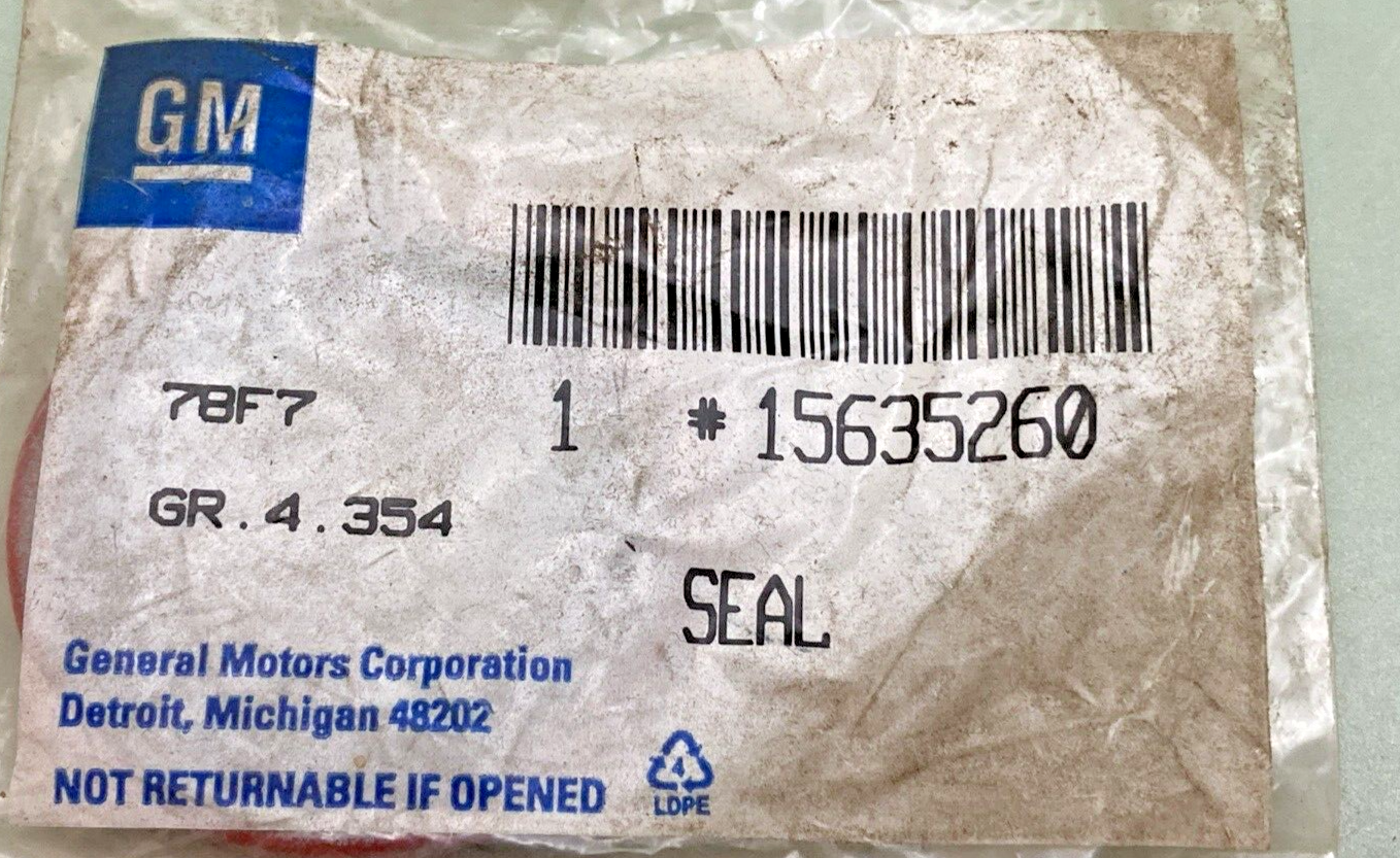 NEW GENUINE GM 15635260 SEAL, TRANS DRIVE GEAR BEARING CAP OIL, 1991-2007 GM