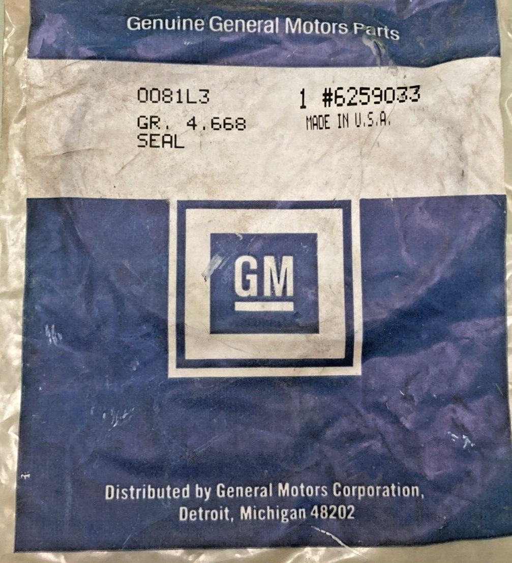 QTY 2 NEW GENUINE GM 6259033 FRONT BRAKE CALIPER PISTON SEAL