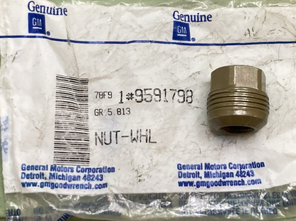 NEW GENUINE GM 9591798 NUT WHEEL