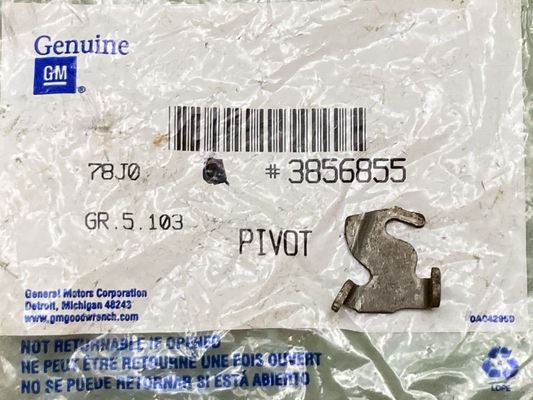 NEW GENUINE GM 3856855 Pivot Rear Brake Shoe Auto Adjust Lever RH
