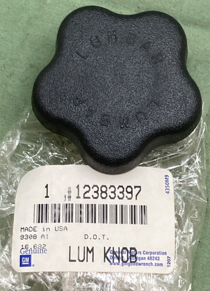 NEW GENUINE GM 12383397 KNOB SEAT LUMBAR
