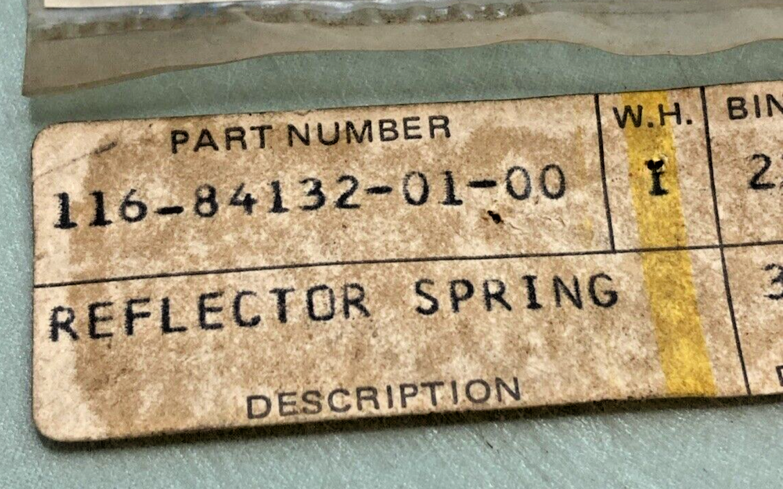 QTY 2 NEW GENUINE YAMAHA 116-84132-01 SPRING, SCREW 2152-1