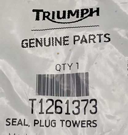 NEW GENUINE TRIUMPH T1261373 Seal, Plug Towers