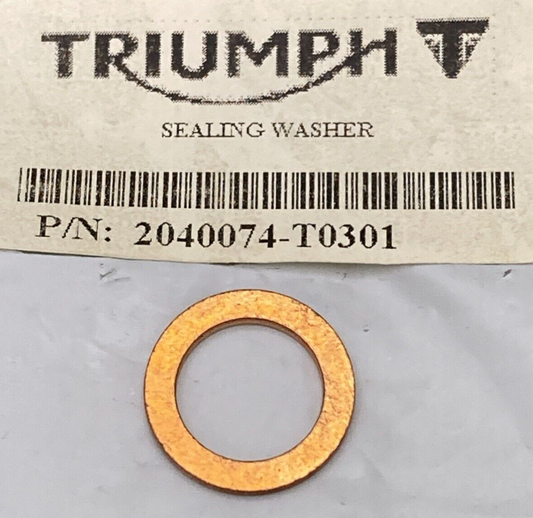 QTY 2 NEW GENUINE TRIUMPH 2040074-T0301