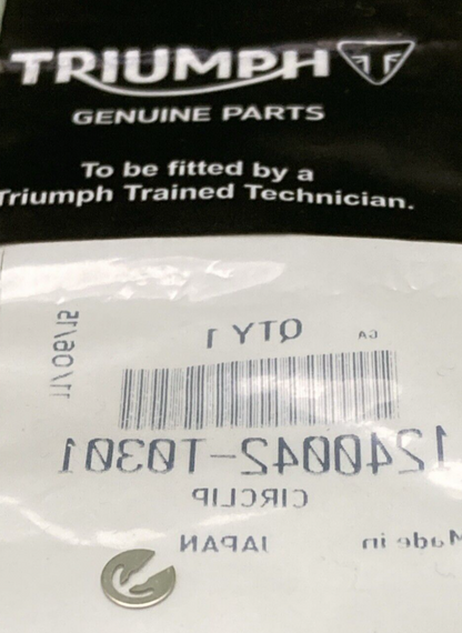 NEW GENUINE TRIUMPH 1240042-T0301 Circlip