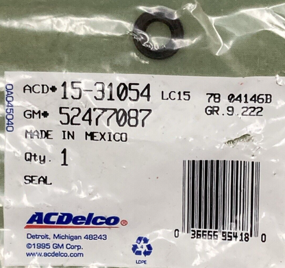 NEW GENUINE ACDELCO 15-31054 Seal A/C Evaporator Tube GM 52477087
