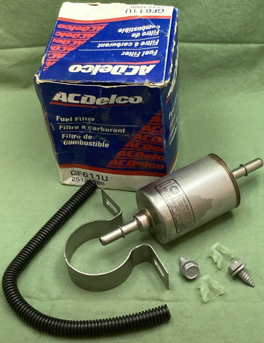 NEW GENUINE ACDELCO GF611U ENGINE FUEL FILTER KIT COMPLETE GM 25121666