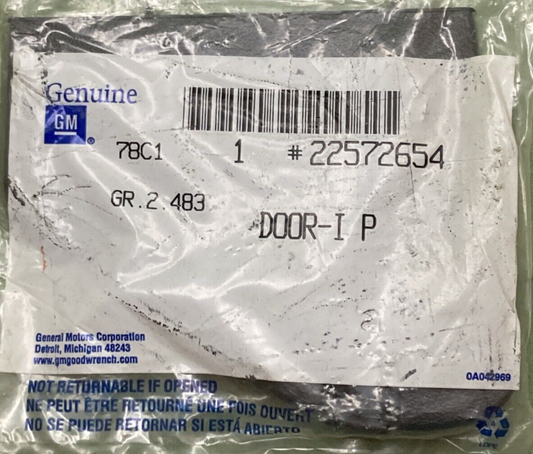 NEW GENUINE GM 22572654 Door Instrument Panel Fuse Box Access Cover Graphite