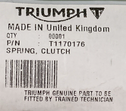 NEW GENUINE TRIUMPH T1170176 Spring, Clutch