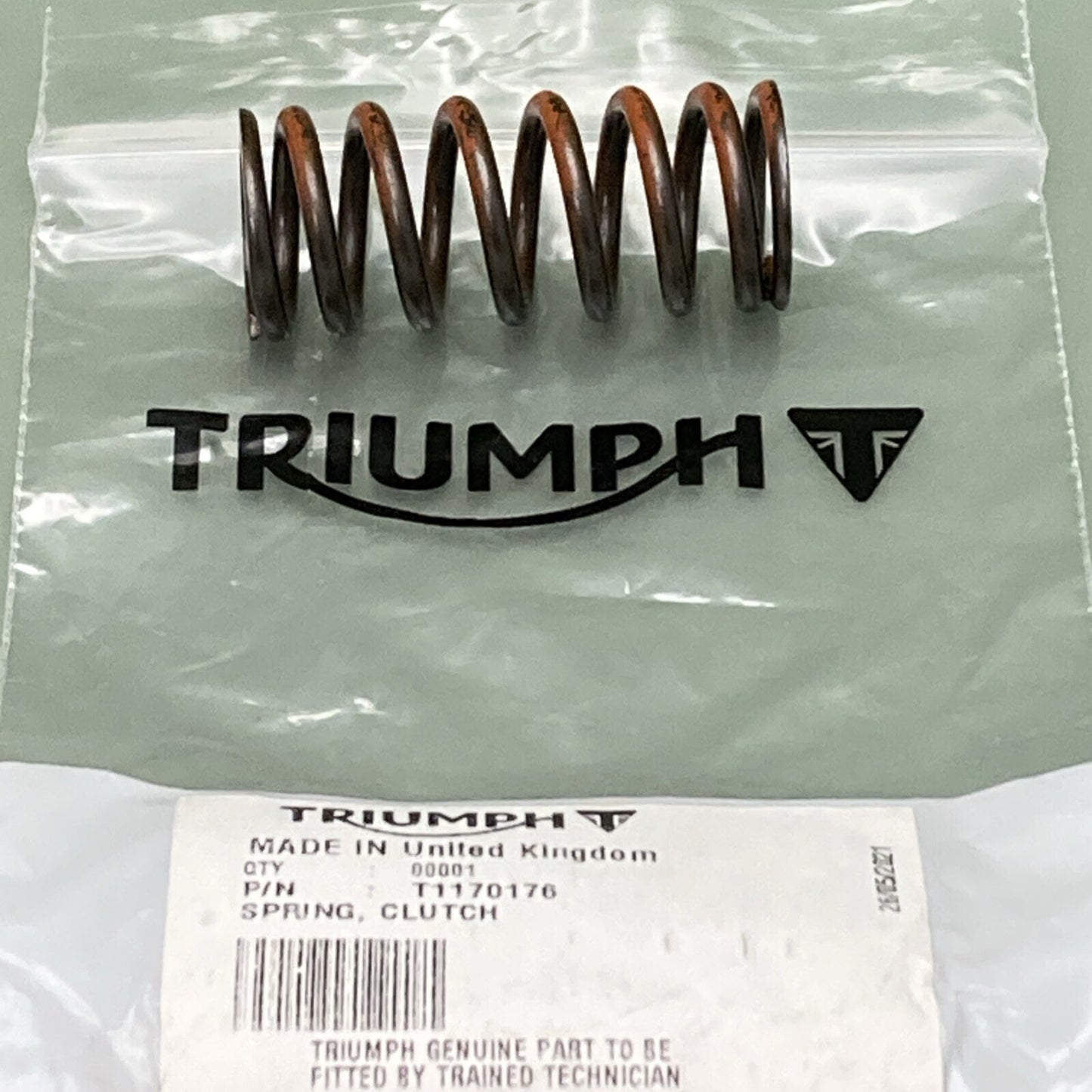 NEW GENUINE TRIUMPH T1170176 Spring, Clutch