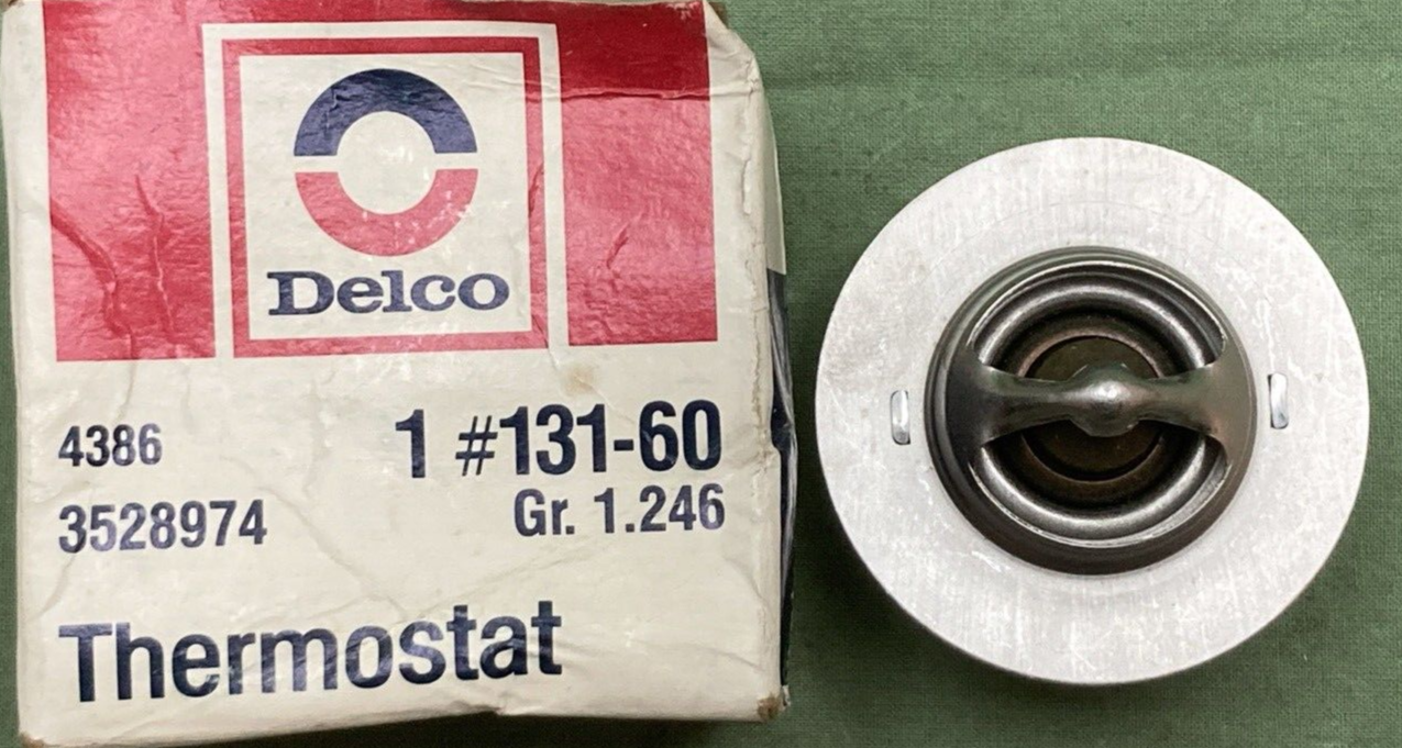 NEW GENUINE DELCO 131-60 THERMOSTAT GM 3528974