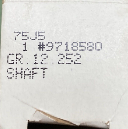 NEW GENUINE GM 9718580 Shaft Rear Compartment Lid Lock Cylinder