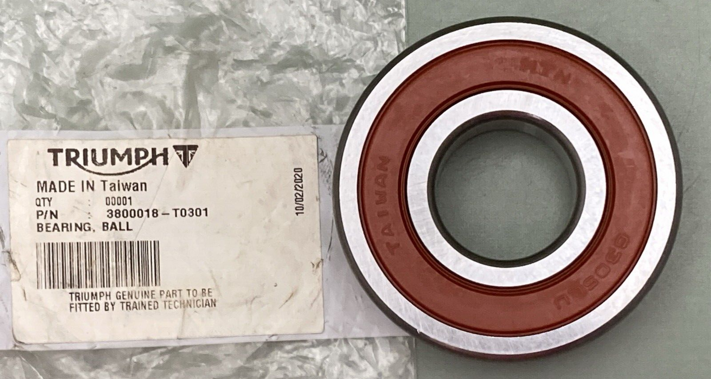 NEW GENUINE TRIUMPH  3800018-T0301 Bearing, Ball