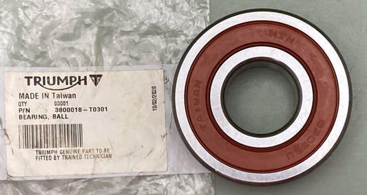 NEW GENUINE TRIUMPH  3800018-T0301 Bearing, Ball