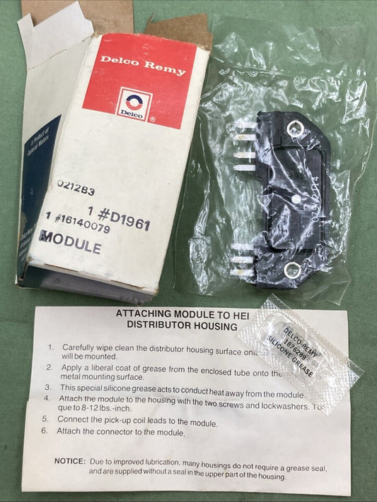 NEW GENUINE DELCO REMY D1961 Module Assembly Distributor Ignition Control