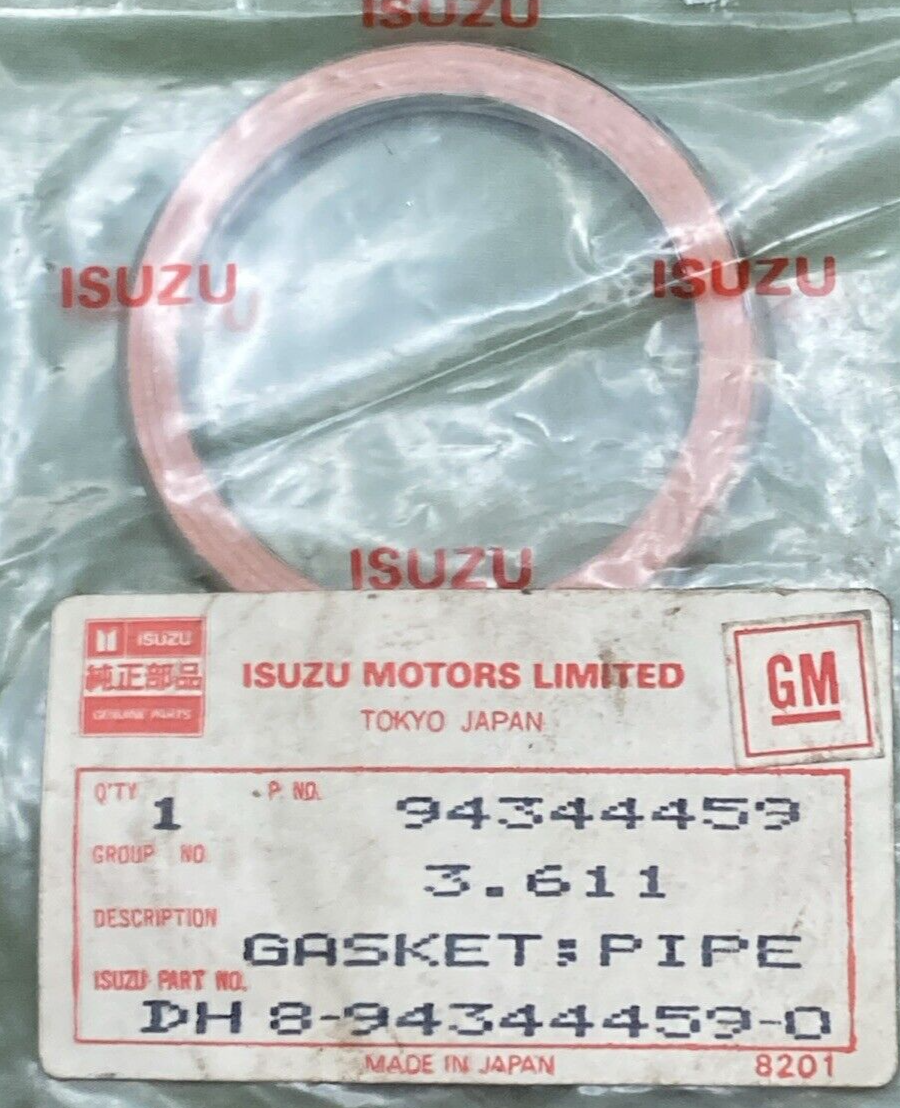 NEW GENUINE ISUZU DH 8-94344459-0 GASKET PIPE Seal Exhaust Manifold GM 94344459
