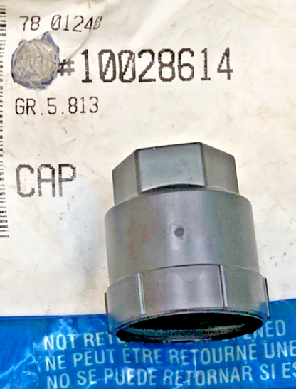 NEW GENUINE GM 10028614 ALLOY WHEEL NUT CAP BLACK, 1977-1996 GM