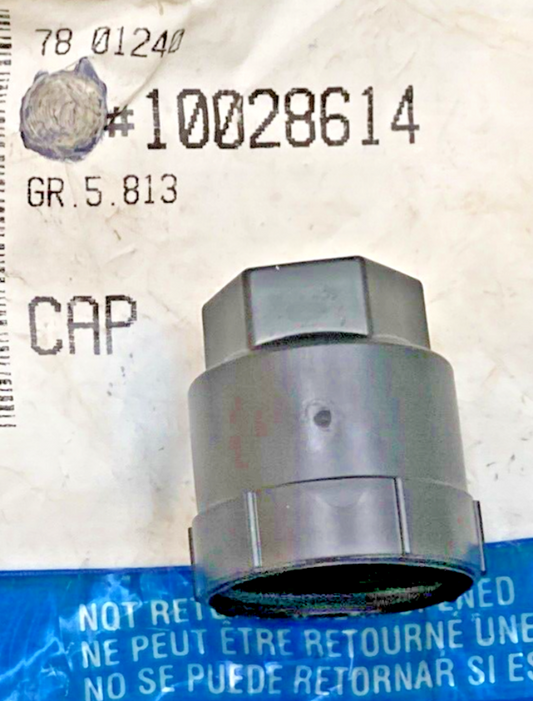 NEW GENUINE GM 10028614 ALLOY WHEEL NUT CAP BLACK, 1977-1996 GM