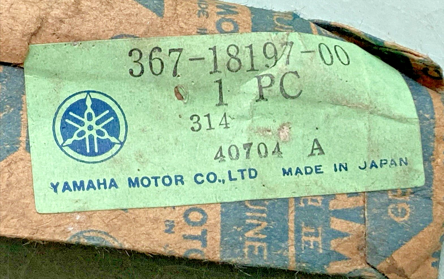 NEW GENUINE YAMAHA 367-18197-00 SHAFT