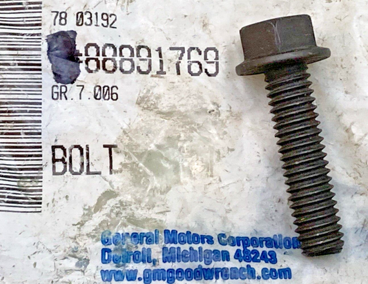 NEW GENUINE GM 88891769 BOLT/SCREW, INTAKE MANIFOLD, 1982-1999 GM