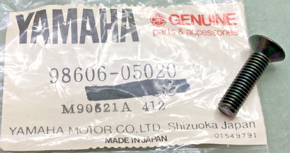 QTY 6 NEW GENUINE YAMAHA 98606-05020 SCREW, OVAL HEAD