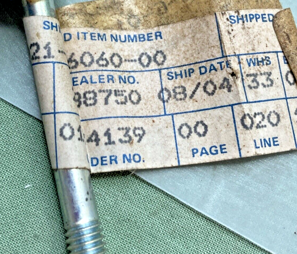 NEW REPLACES YAMAHA 95021-06060-00 BOLT, SMALL FLANGE