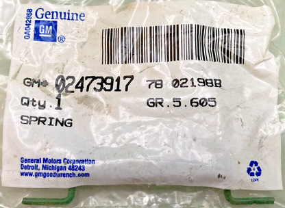 NEW GENUINE GM 02473917 PARKING BRAKE SHOE ANCHOR END SPRING