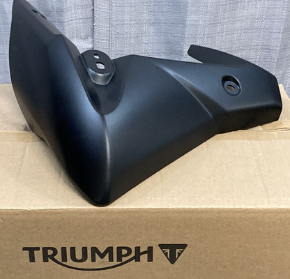 NEW GENUINE TRIUMPH  T2309065-PS Rad Cowl, Lh MATT JET BLK