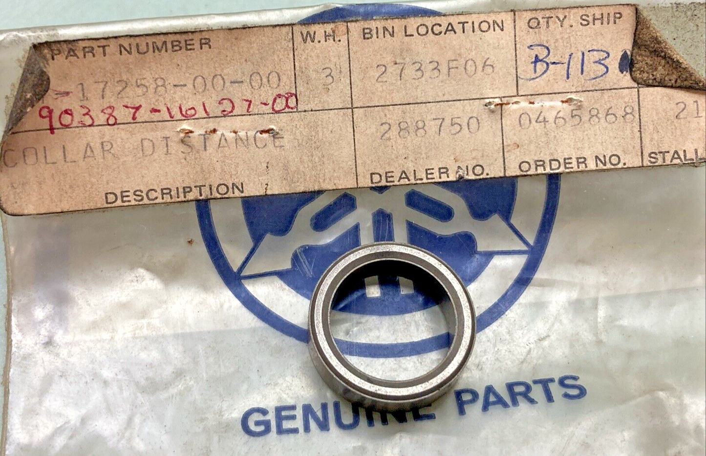 NEW REPLACES YAMAHA 90387-16127-00 COLLAR