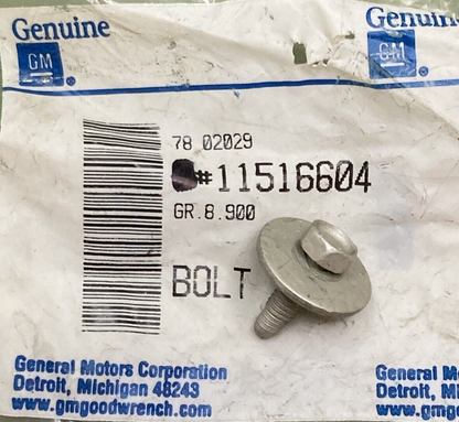 NEW GENUINE GM 11516604 Bolt Hood Primary Secondary Latch