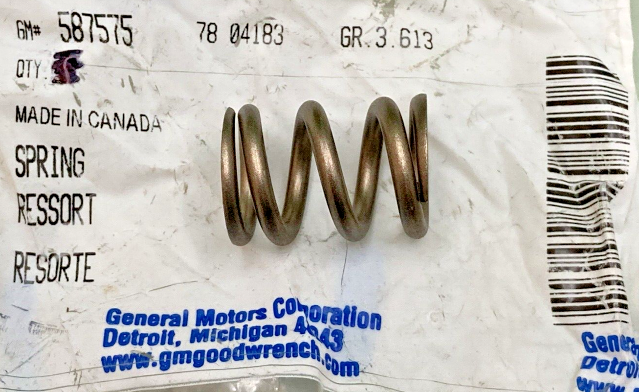 NEW GENUINE GM 587575 SPRING, EXHAUST MANIFOLD PIPE 1982-1999 GM
