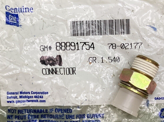 NEW GENUINE GM 88891754 Engine Oil Cooler Hose Connector Assembly
