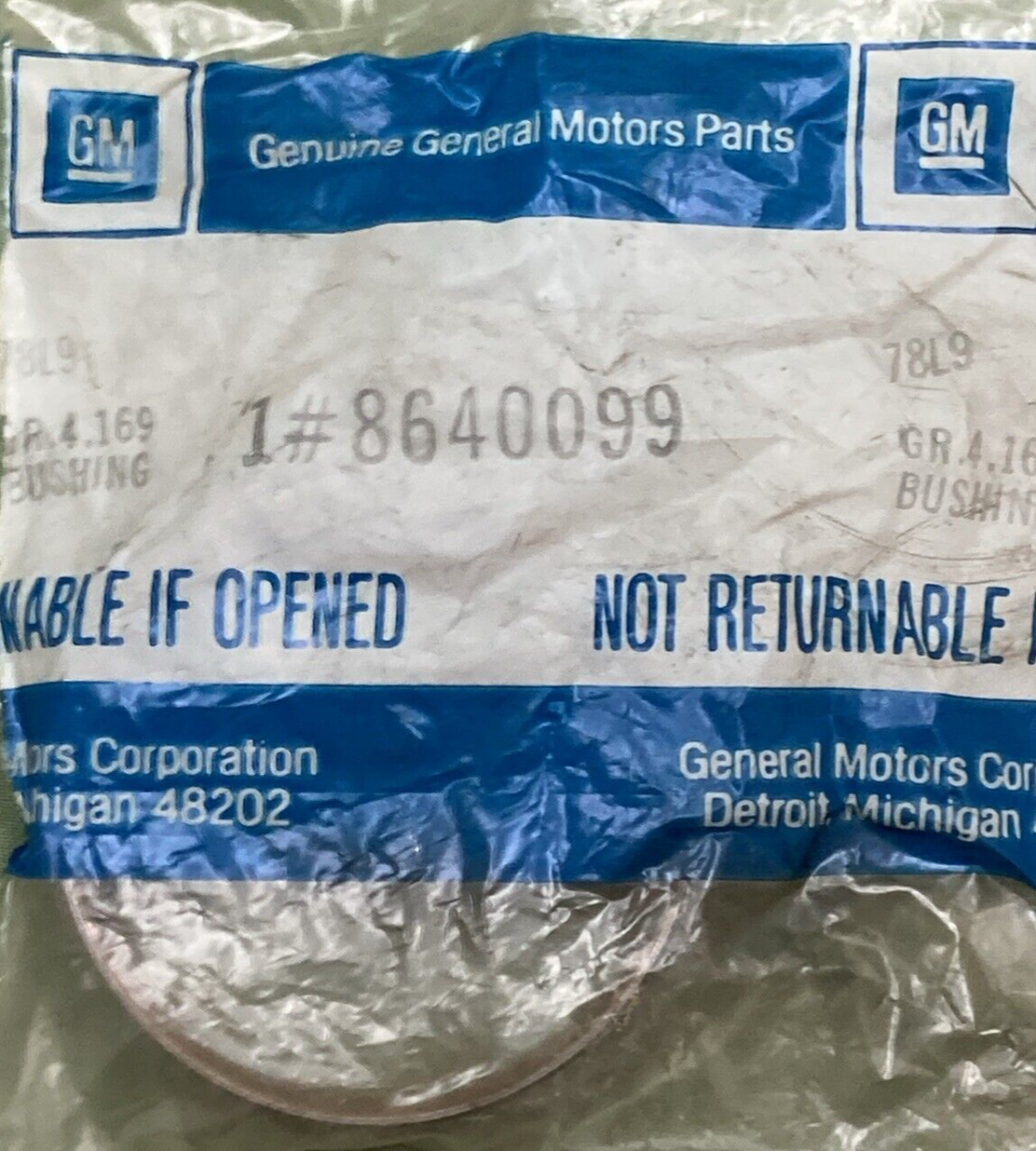 NEW GENUINE GM 8640099 BEARING